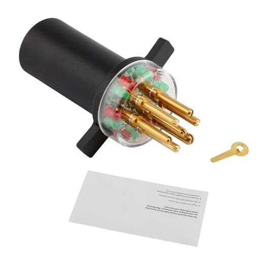 7-Way Round Pin Tractor Trailer Light Tester One-Man Testing Replace# 7865L