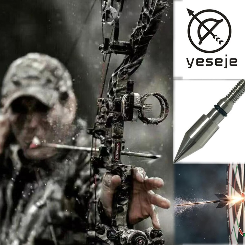 100 Grain Stainless Steel Archery Field Points - 12 Pack for Precision Practice