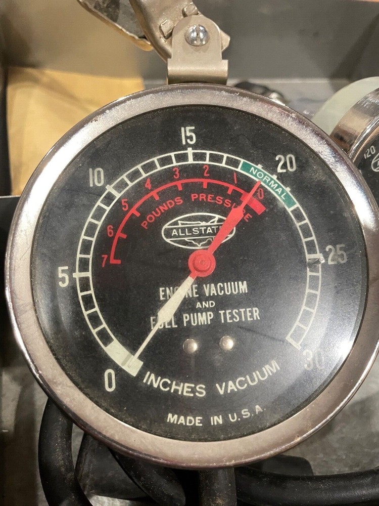 Allstate Testing Equipment Vintage Tune-Up Kit /Instructions - Sears & Roebuck