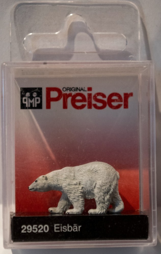 Preiser HO #29520 Animal -- Polar Bear