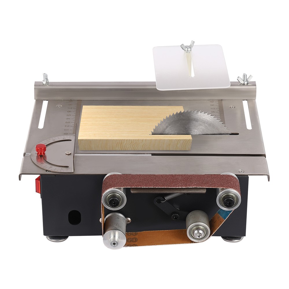 Mini Electric Table Saw Bench Circular Blade Woodworking Cutting Tool Machine US