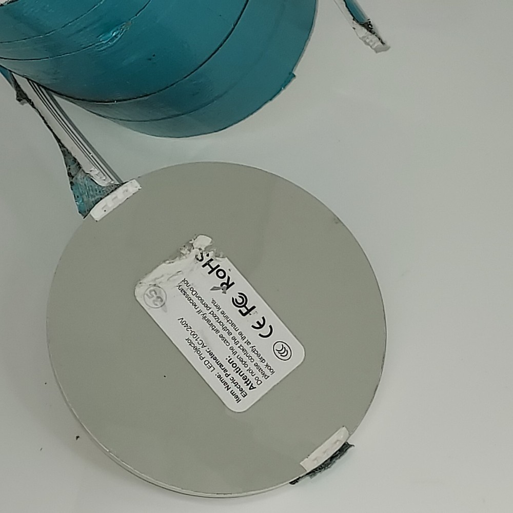 Mini LED Projector - Broken mount and all taped-up...but it does work..see notes