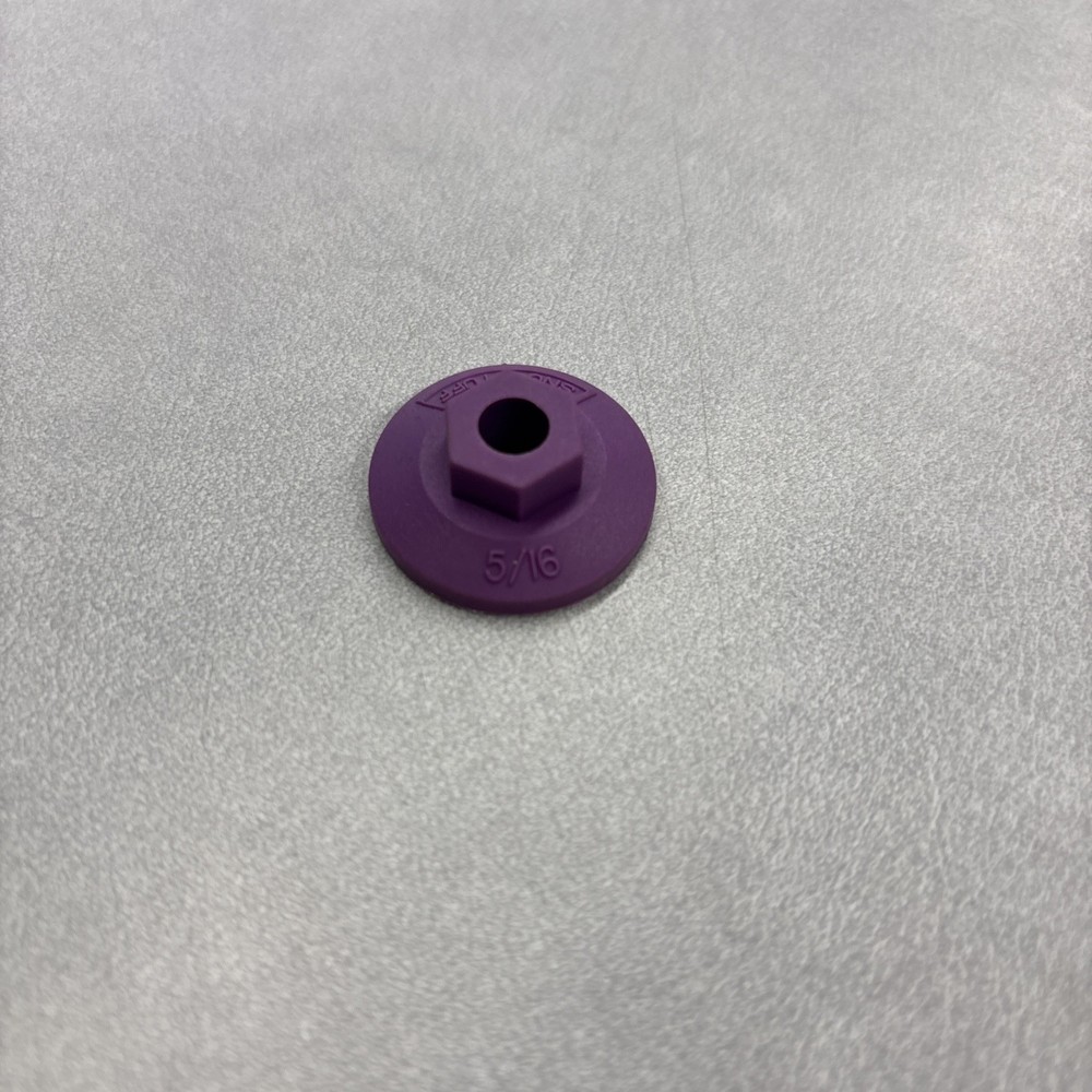 SNOW STUFF SNOWMOBILE 5/16 PLASTIC STUD NUTS PURPLE
