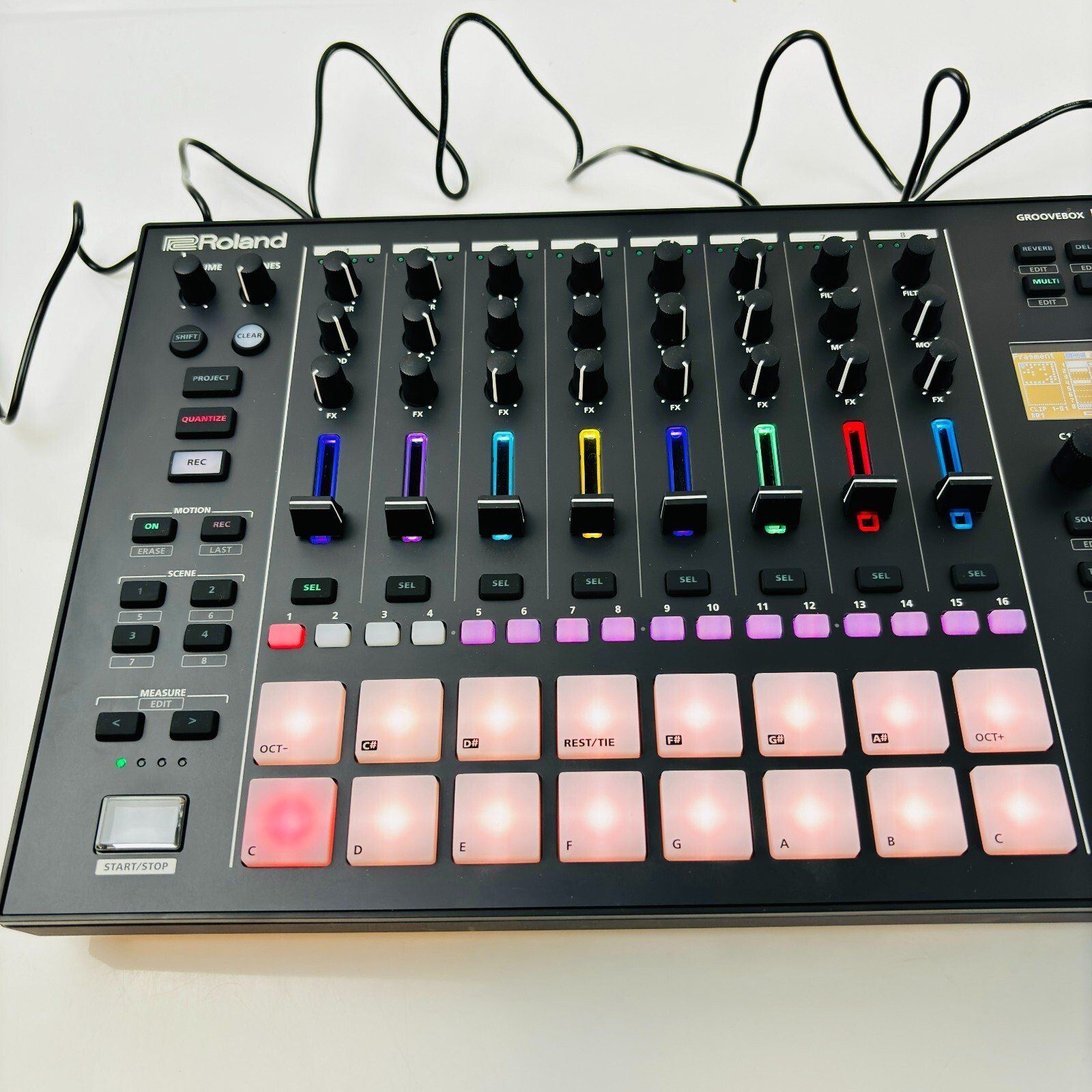 Roland MC-707 Sampler Drum Machine Synthesizer Groovebox Workstation Tested