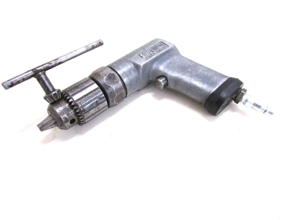 SNAP ON TOOLS 3/8" PNEUMATIC AIR DRILL, PD3 A, w/ CHUCK KEY