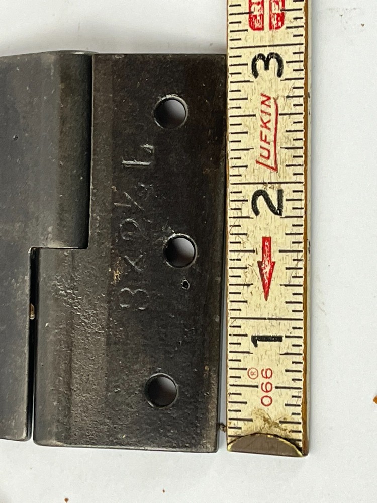 Set 2 Black Door window Shutter Hinges Right Left 2.5 x 3"