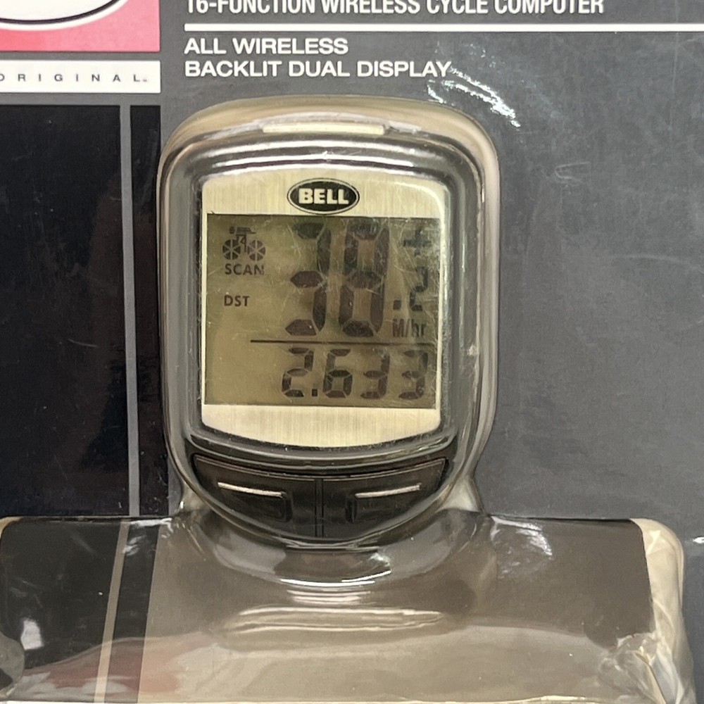 Bell Console 300 Digital Wireless 16 Function Cycle Computer Dual Display New