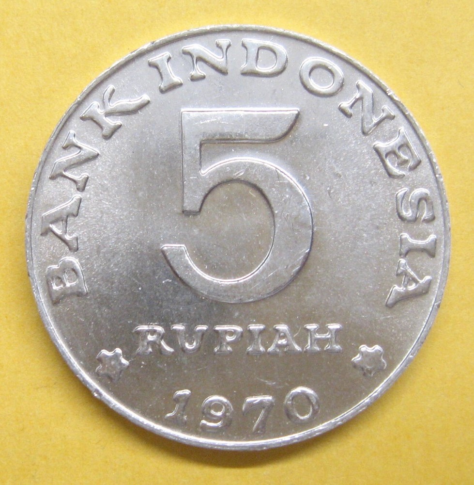 1970 Indonesia 5 Rupiah Take a Look