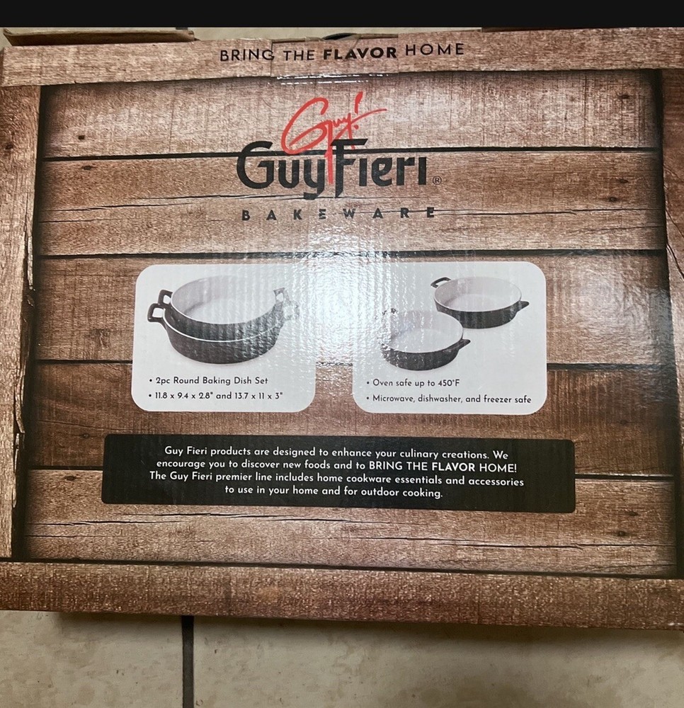 GuyFieri Bakeware NEW IN BOX (2 pc altogether)