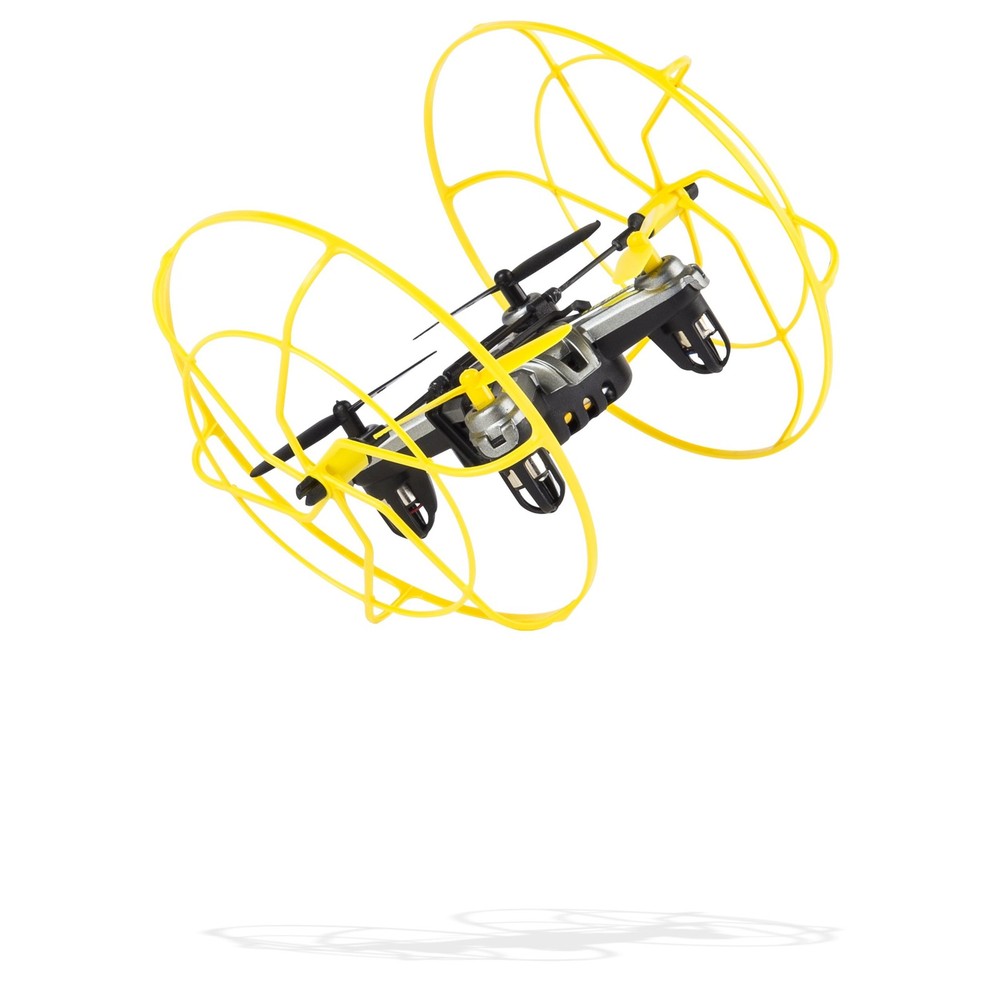 Air Hogs Hyper Stunt Micro Drone Toy Remote Controlled Vehicles, Yellow