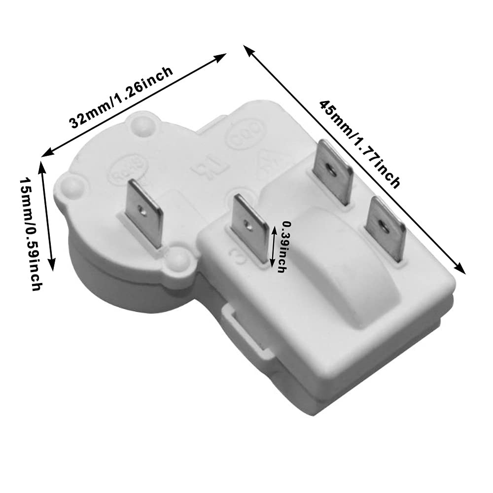4Pin Refrigerator Over Load Protector Compressor PTC Starter Relay for Haier...