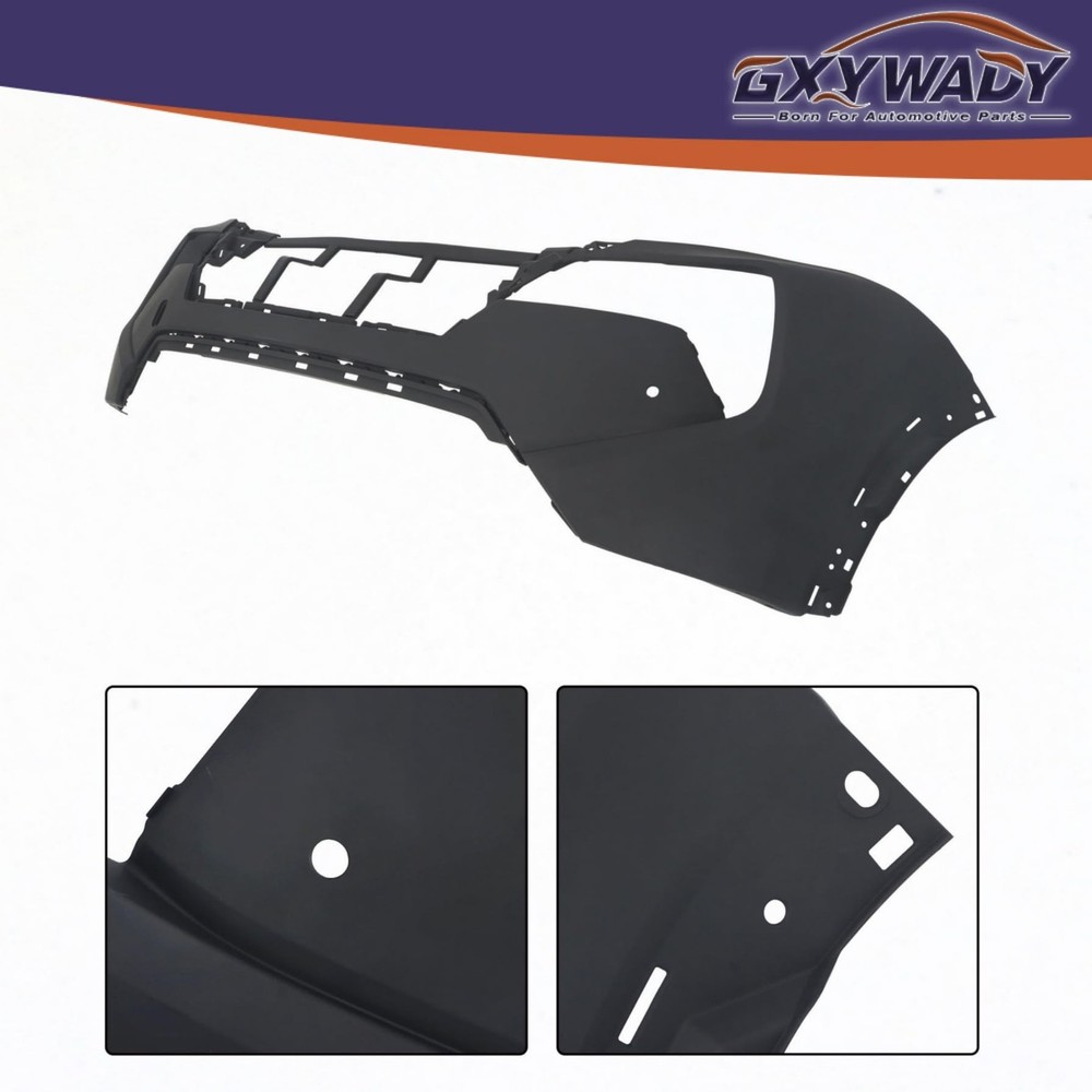 Replacement for Rogue 2024 Front Bumper Cover with Parking Sensor Holes