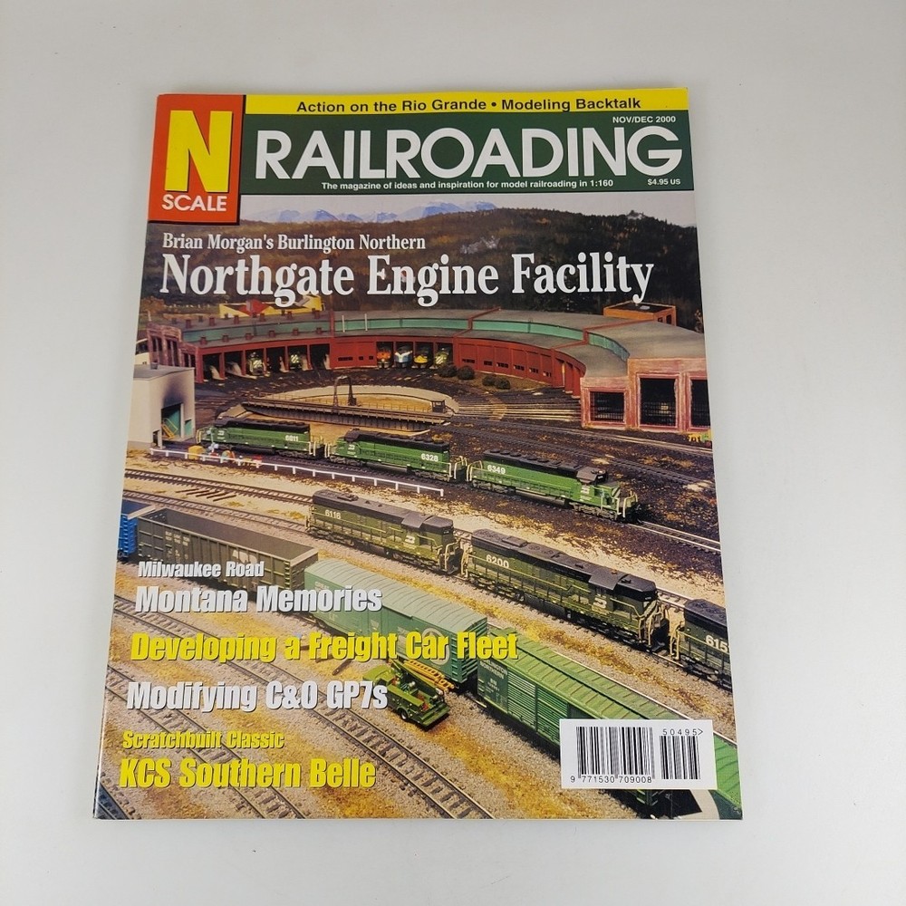 N Scale Railroading Nov Dec 2000 Northgate Engine Facility, Milwaukee Road