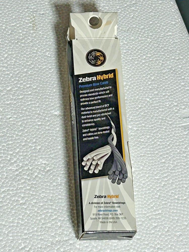 Zebra Hybrid Premium Replacement Bowstring Blk/Tan 39 7/16" Icon