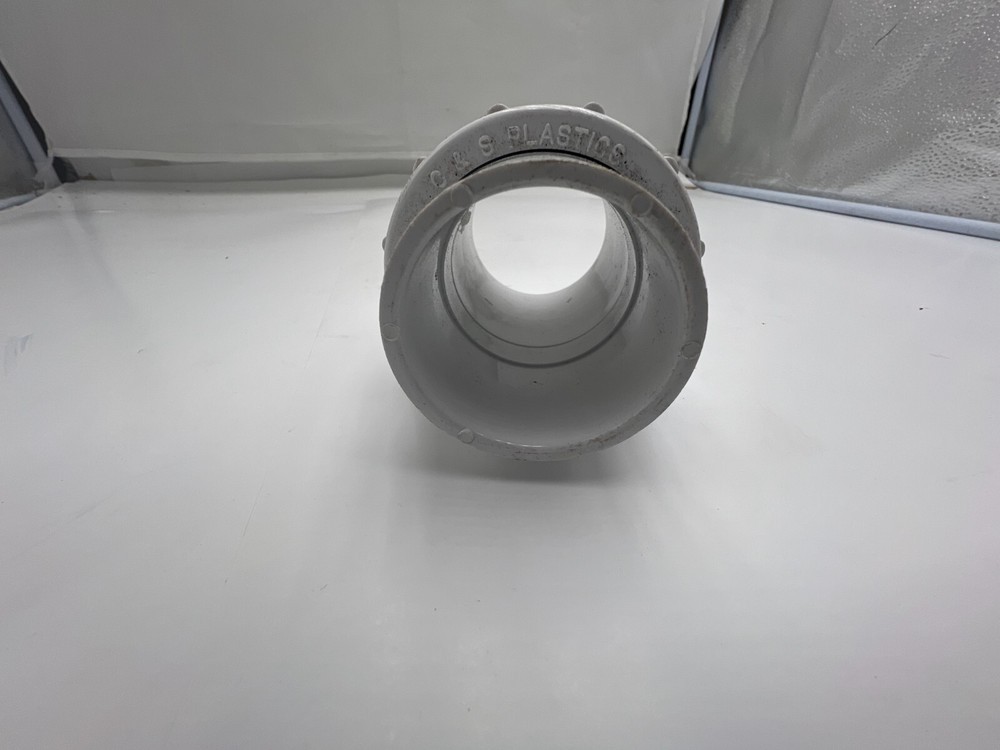 2" PVC Union Coupling Pipe Fitting White Socket X Socket Schedule