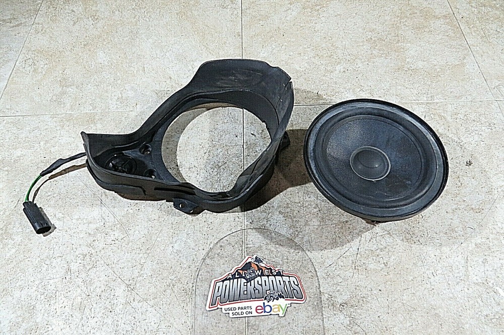 2005 BMW K1200 LT, LH LEFT FRONT SPEAKER, TWEETER & BRACKET (OPS7029)