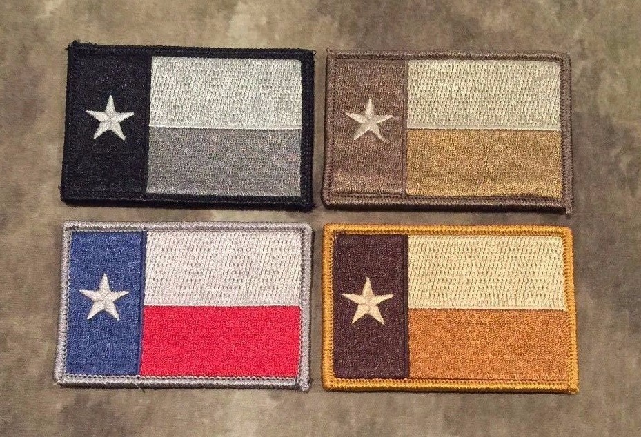 Subdued TEXAS State Flag Tactical Patch