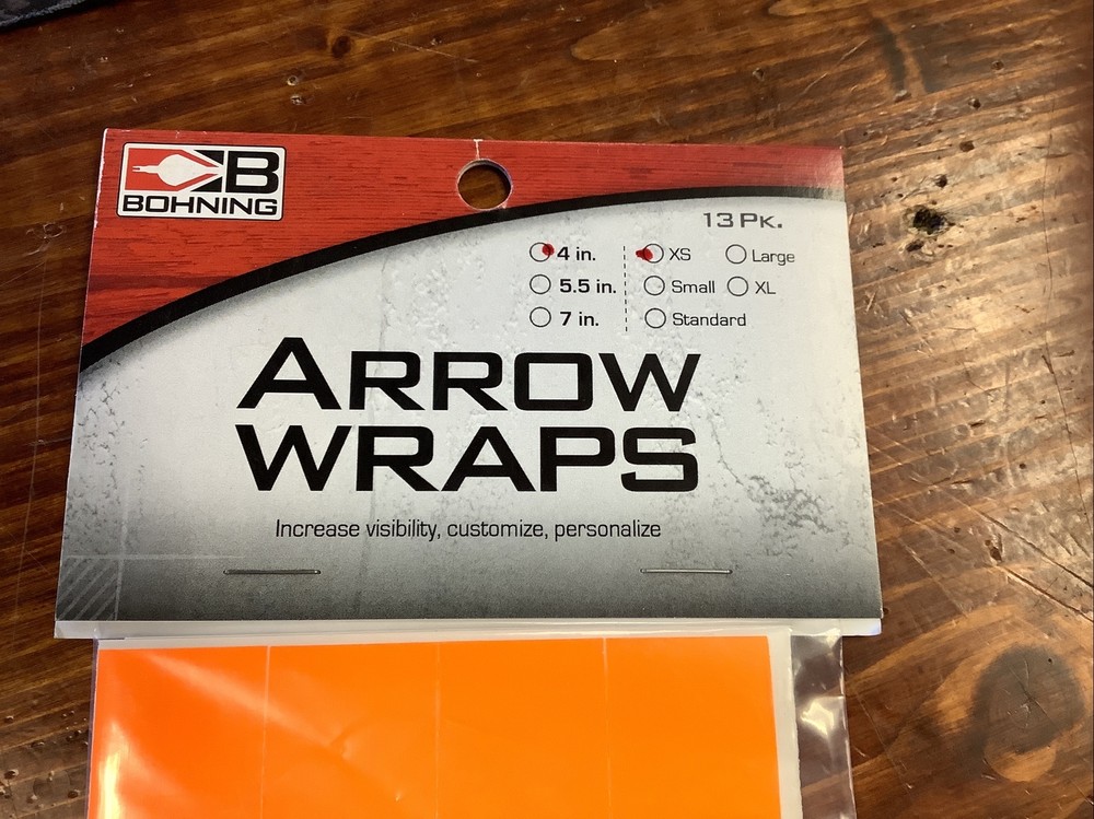 Bohning Arrow Wraps 4 Inch Extra Small 13. Pack