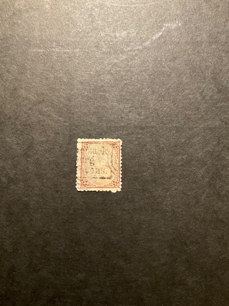 Denmark Scott #24b used with certificate