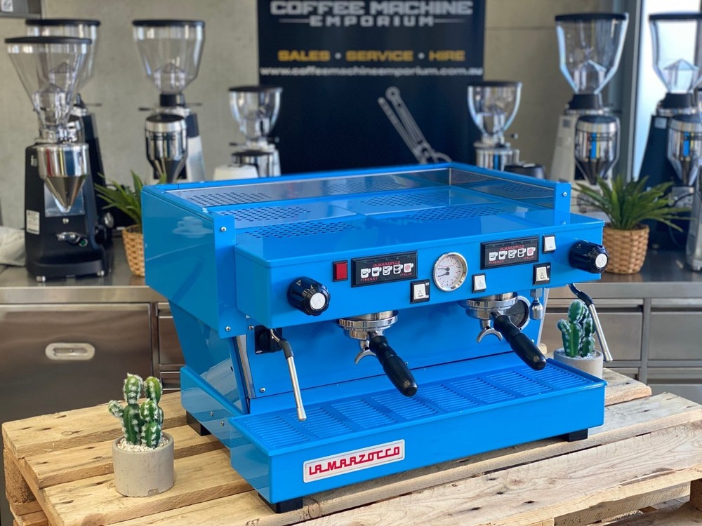 La Marzocco Linea Classic AV 2 Group Espresso Coffee Machine - Bionic Blue