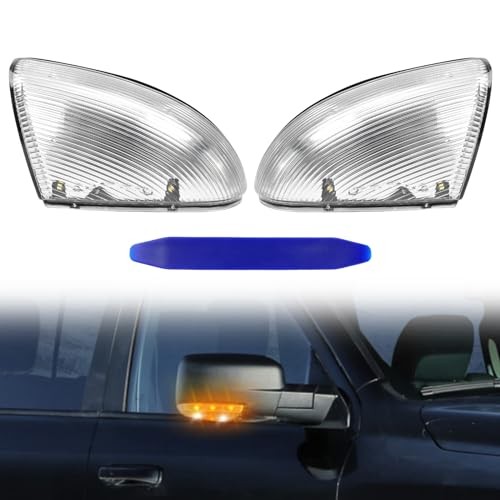 Ram Puddle Light Front Mirror Turn Signal, Right Passenger + Left Left & Right