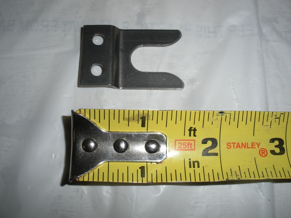 SMALL PROFILE TWO-WAY CB RADIO MICROPHONE MIKE CLIP GREY HOLDER BRACKET MOUNT