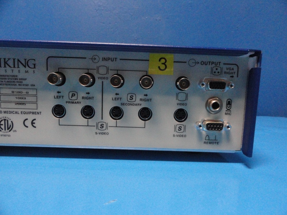 Vision Viking Systems 8180-9 Endosite Digital Central Data Processing Unit~13988