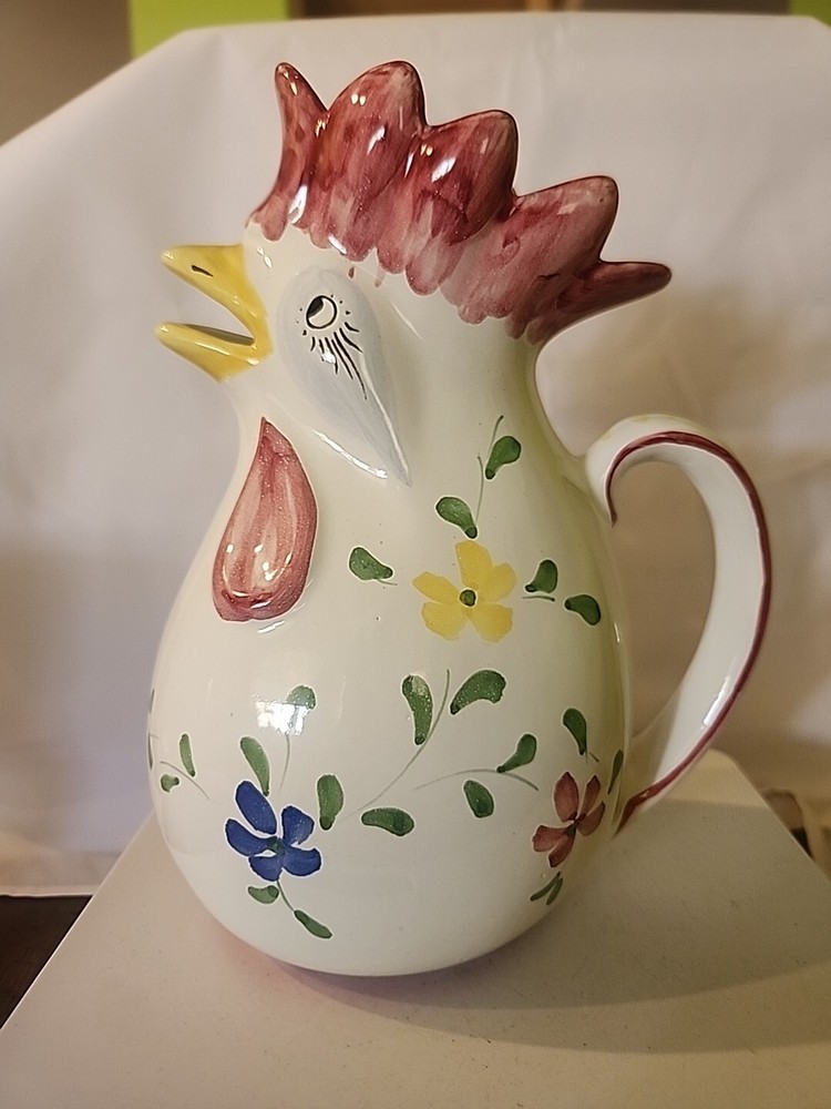 Chicken Pitcher Made In Italy