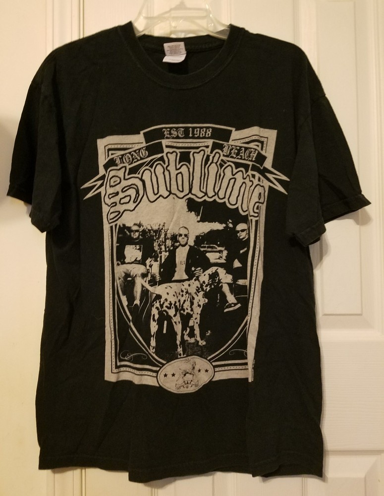 Sublime Long Beach Tshirt Large Black Good used condition