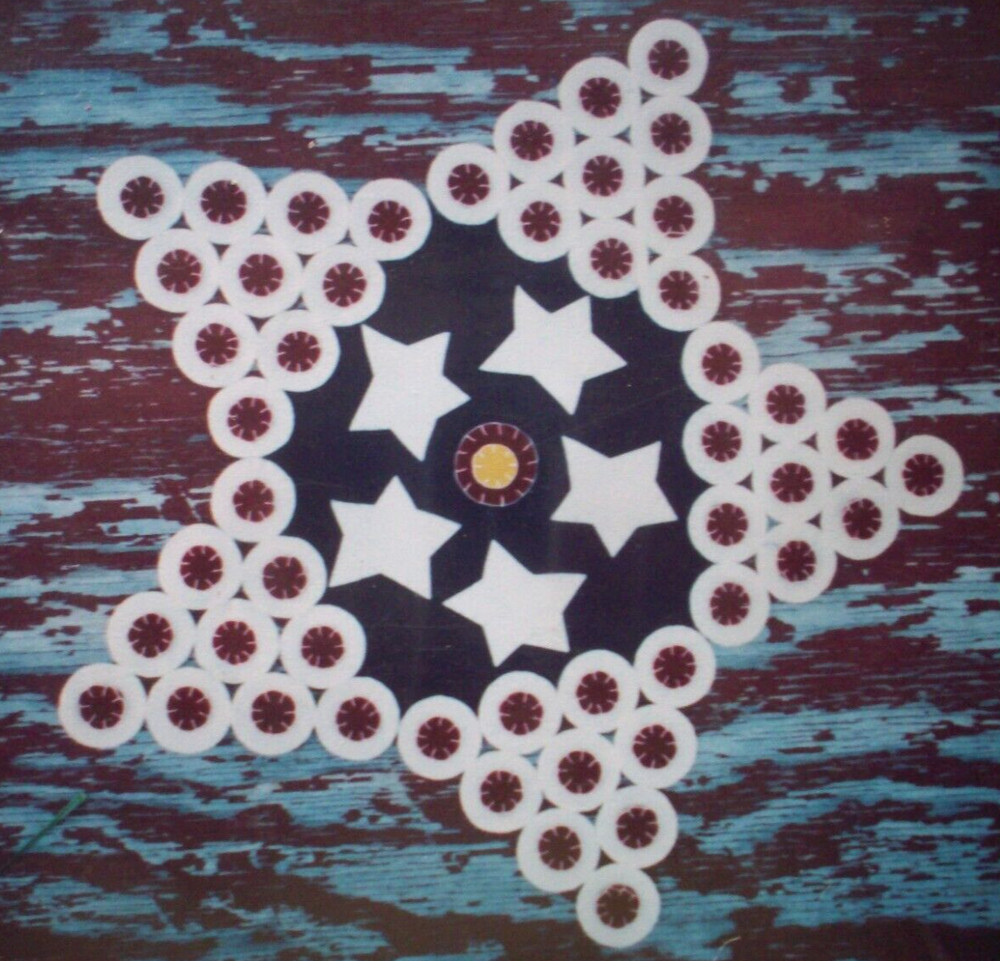 Star penny rug quilt pattern *A7
