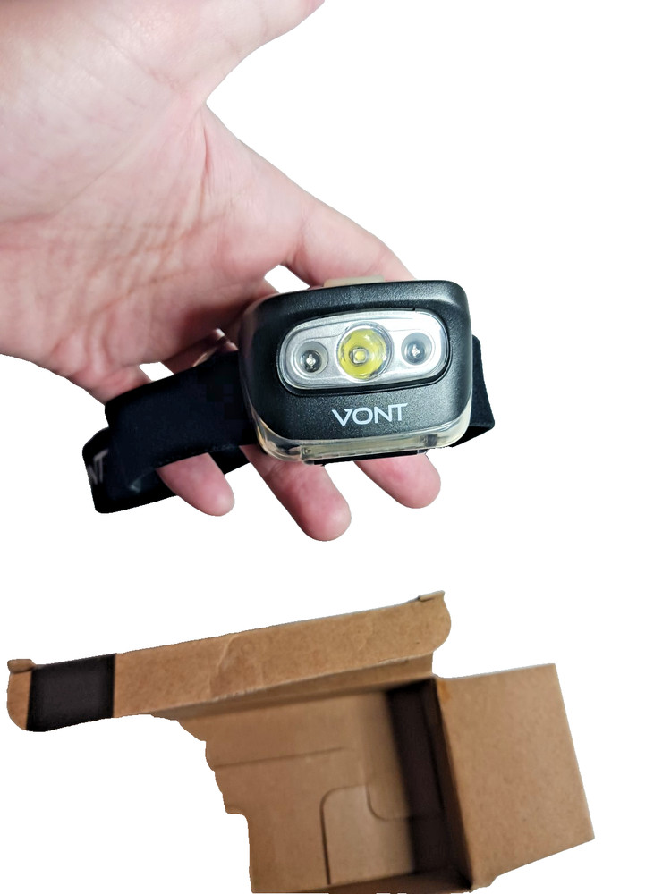 Vont LED Headlamp with Strap for Work or Hobbies