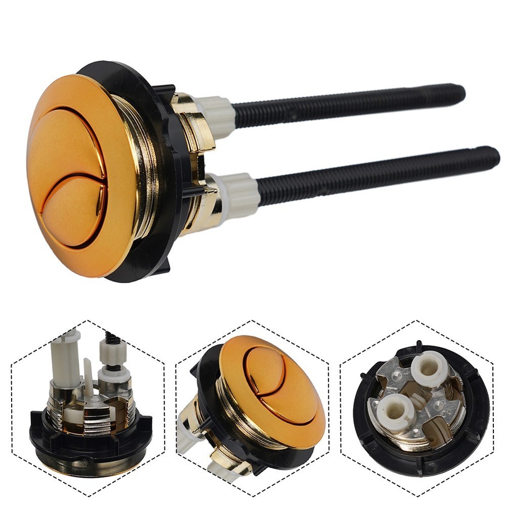 Efficient and Stylish Gold Toilet Push Button for Improved Functionality