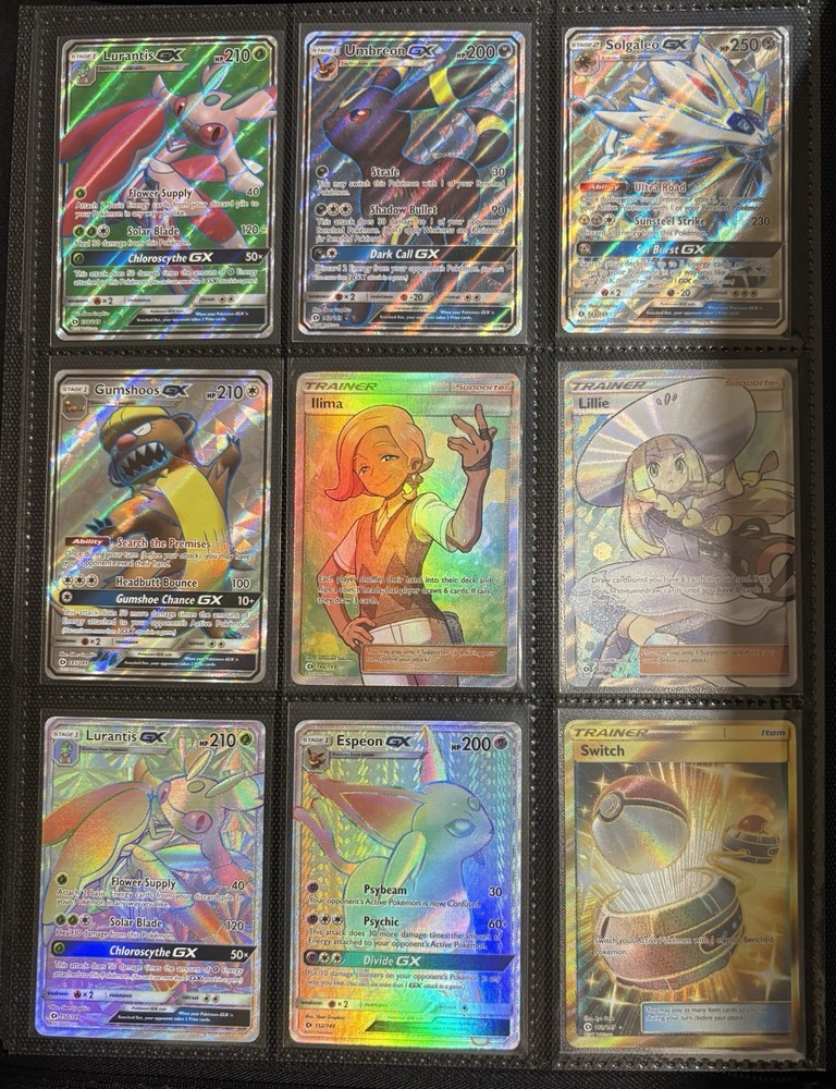 2017 Pokémon Sun & Moon Base Partial Complete Master Set, Binder Included