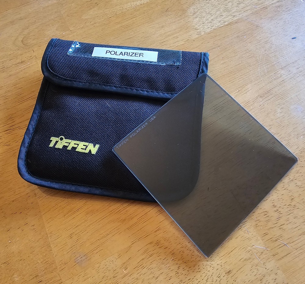 Tiffen Filter Flex Matte Box with T4" Ploarizer Filter - Both in Good Condition!