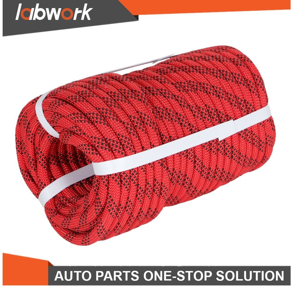 Labwork 3/8" × 100' High Strong Braid Polyester Rope Arborist Tree Rope