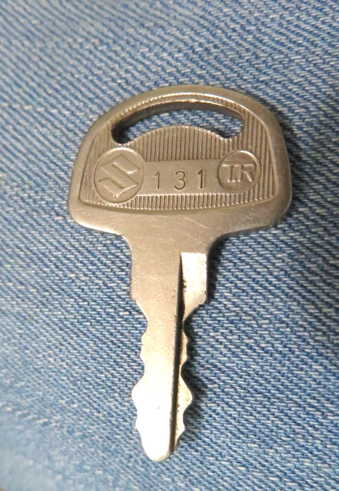 Vintage Suzuki Motorcycle Key 131