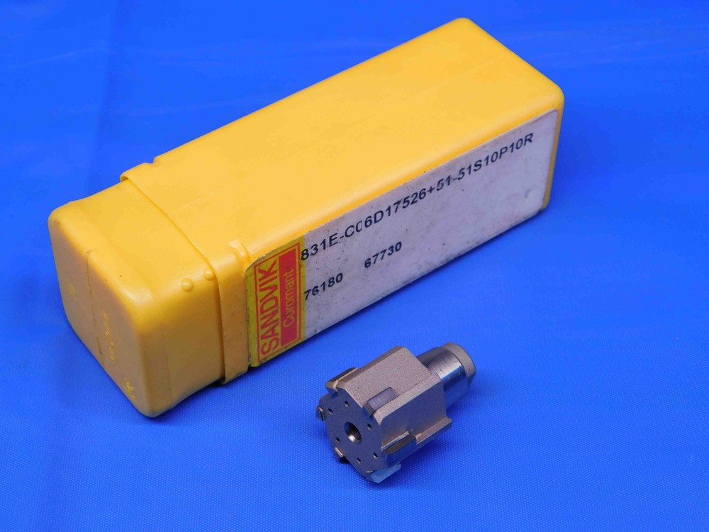 SANDVIK COROREAMER 830 COOLANT THRU REPLACEABLE HEAD 17.526mm O.D. 67730 CNC