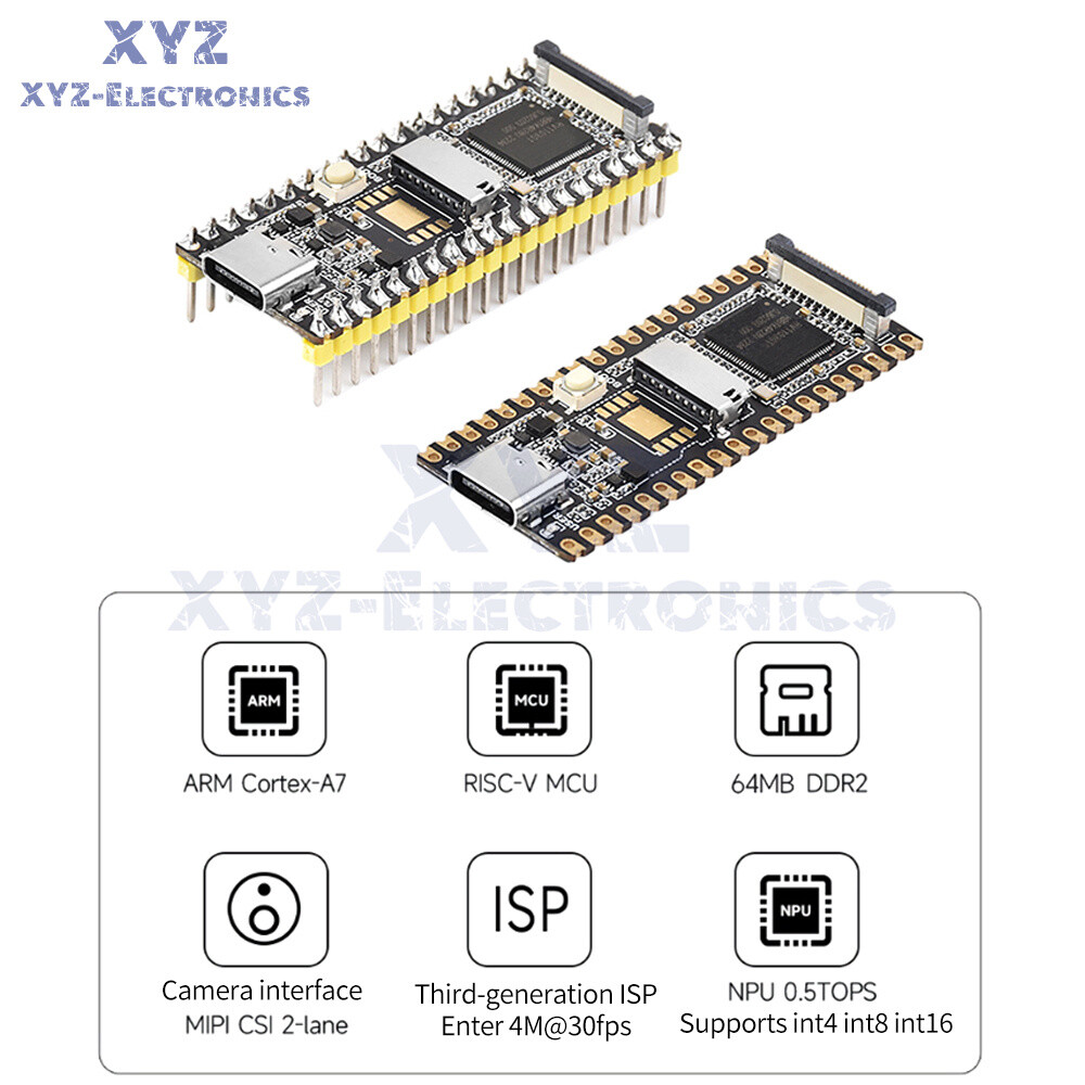 Luckfox Pico RV1103 Linux AI Development Board ARM Cortex-A7 Processor 64MB DDR2