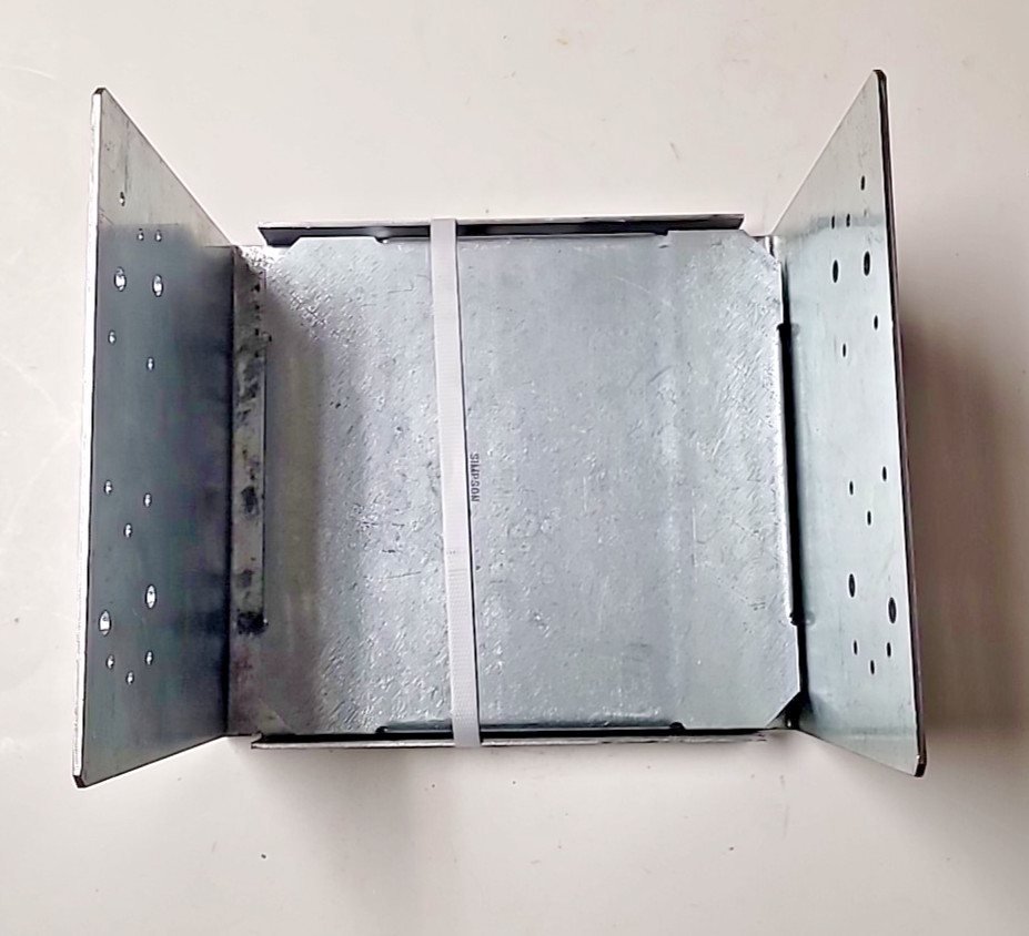 Simpson ABU1010RZ ABU ZMAX Galvanized Adjustable Post Base for 10x10 Rough