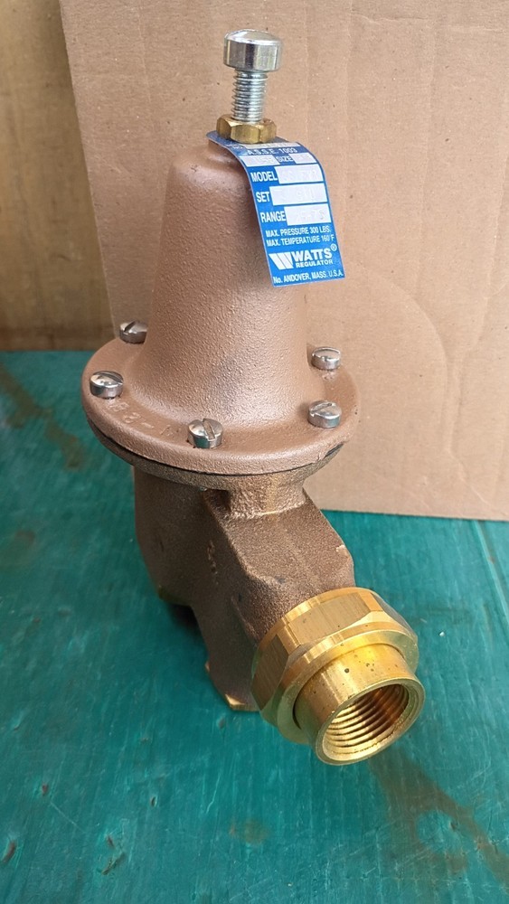 Watts 3/4 inch U5B Water Pressure Reducing Valve 25-75PSI Range