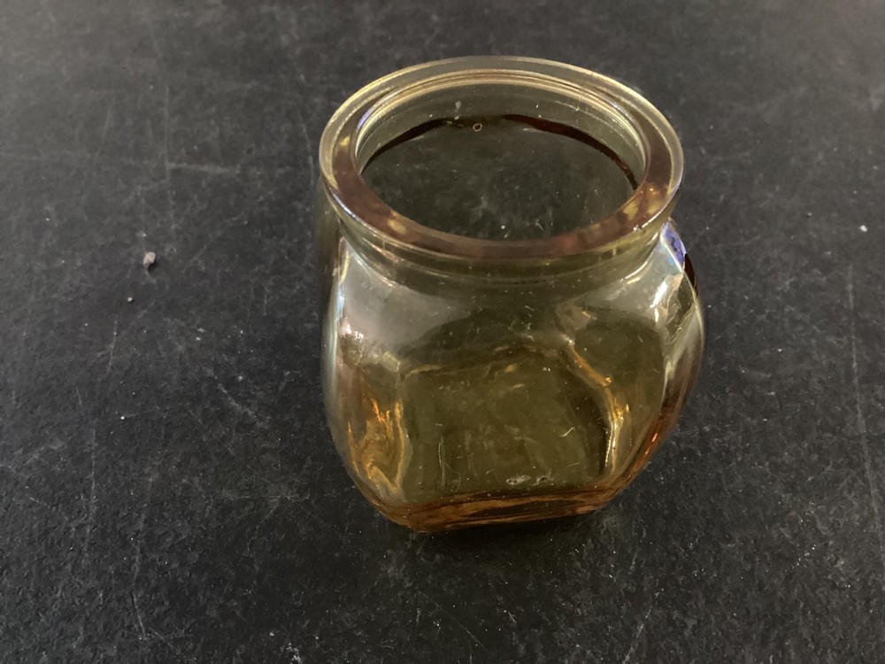 Small Amber Glass Bottle