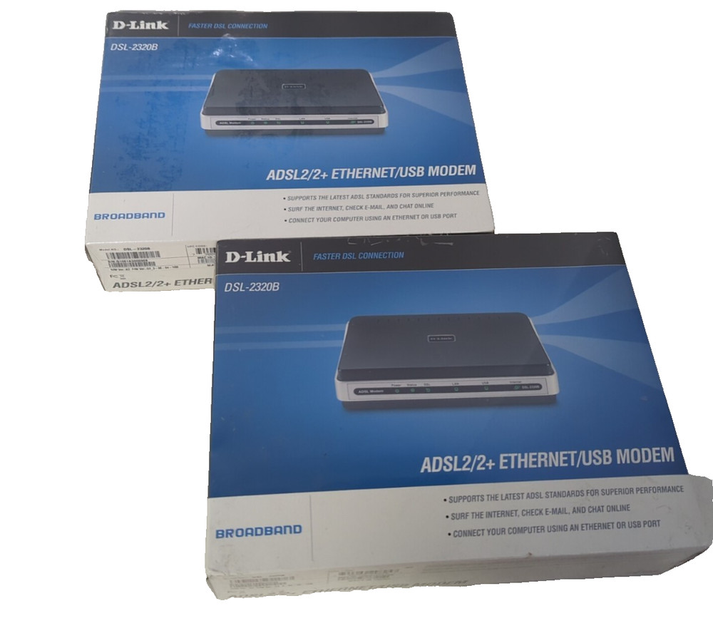 D-Link DSL-2320B ADSL2/2+ETHERNET/USB MODEM