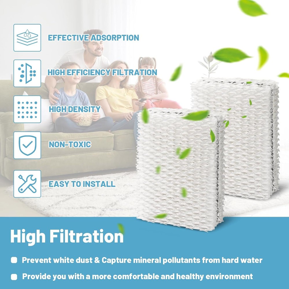 Filter Replacement for Humidifier Compatible - Relion WF813 Kaz WF-813 - 8 Pack