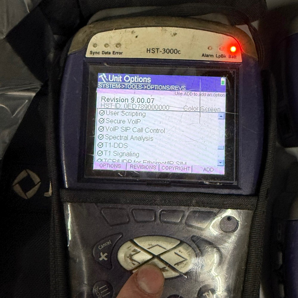 JDSU HST-3000c TDR Network Tester w/ 10 Modules & All Options