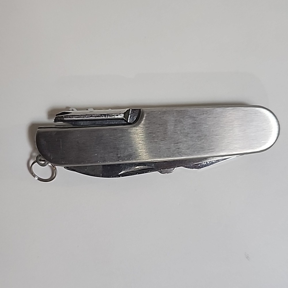 Multi-Tool Pocket Knife 7 Tool Stainless Steel Scissors Screw Driver Corkscrew
