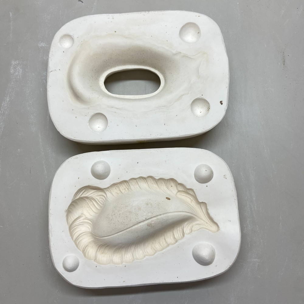 Ceramic Slip Casting Mold Feather Dish Gemini #37