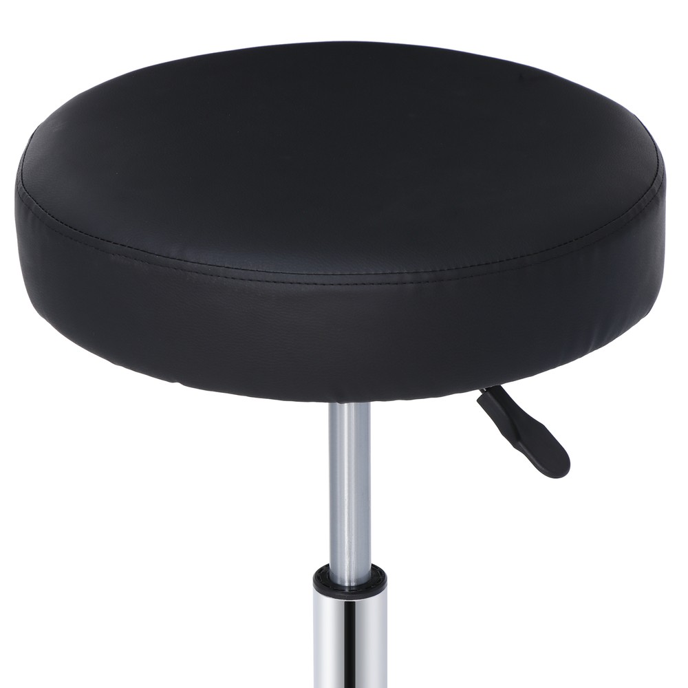 2PCS Hydraulic Stool With Adjustable Height Kitchen Countertop Garage Spa Salon