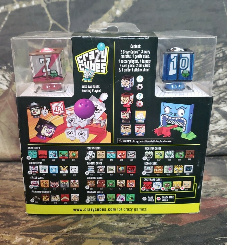 2012 Spin Master Crazy Cubes Soccer Shootout! Shoot Play Collect E3