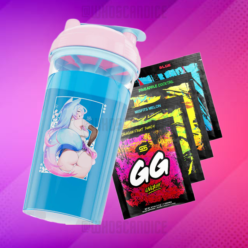 GamerSupps GG Waifu Creator Cup: Silvervale + Sticker + Samples!