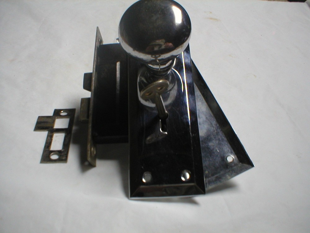 Antique Chrome Door Hardware